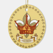 クラウンキングファーザーオーナメント セラミックオーナメント (左)