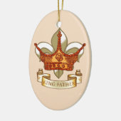 クラウンキングファーザーオーナメント セラミックオーナメント (左)