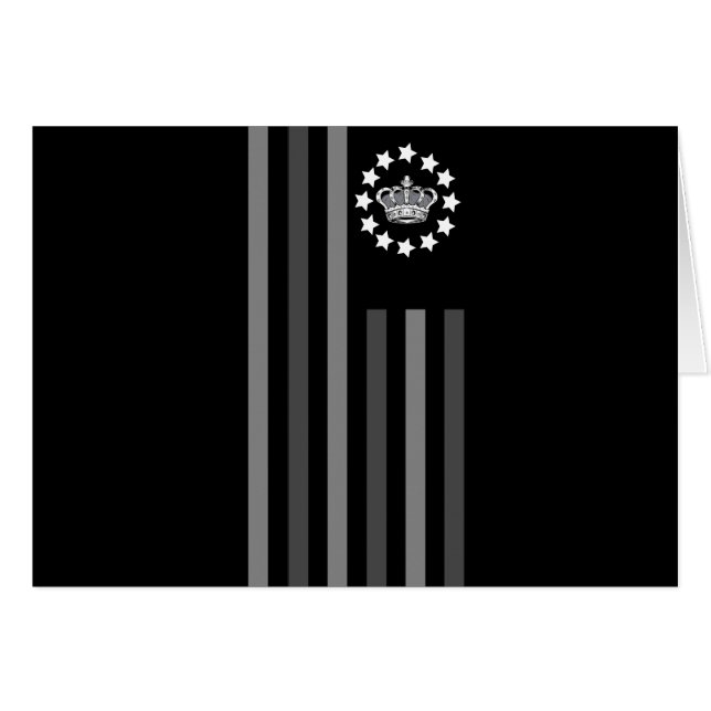 クラウングレー – フラグ (正面横)