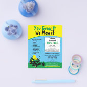 クラウンケア造園草刈りフライヤー チラシ (シングル)