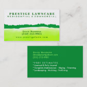 クラウンケア – 造園グリーンホライズン名刺 名刺 (正面/裏面)