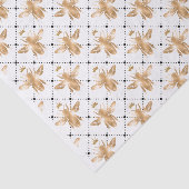 クラウンシルエットダイヤモンドパターン付きクイーンビー 薄葉紙 (詳細)