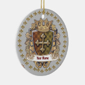 クラウンシールド家紋姓 セラミックオーナメント (右)