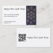 クラウンジュエリーキルト完全にカスタマイズ可能なBizカード 名刺 (正面/裏面)