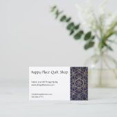 クラウンジュエリーキルト完全にカスタマイズ可能なBizカード 名刺 (スタンド正面)