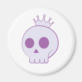 クラウンスカルを持つ漫画デザイン  マグネット