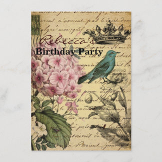 クラウンスクリプトアズキフランスの科植物 招待状