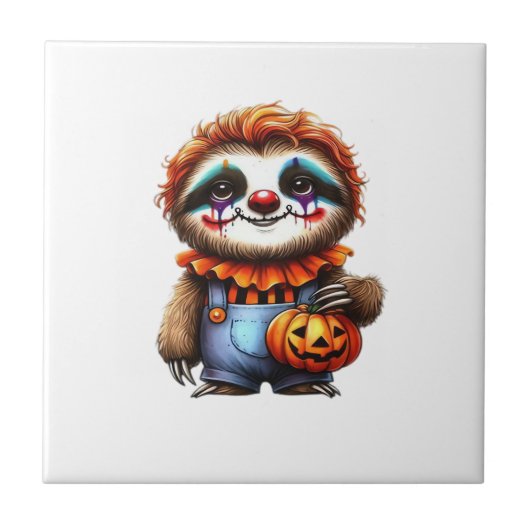 クラウンスロットハロウィンオーバーサイズTシャツ タイル (正面)