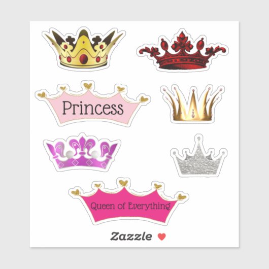 クラウンズお洒落 シール (シート)