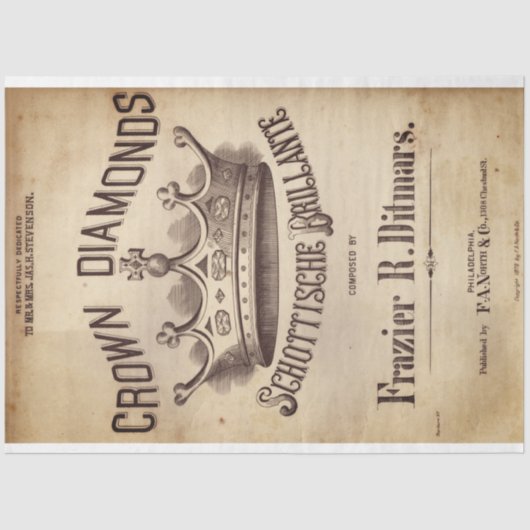 クラウンダイアモンズデクページ紙 薄葉紙 (正面)