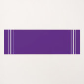 クラウンチャクラマンダラ&ロータスオンパ王室のープル ヨガマット (裏面(横))