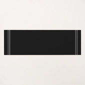 クラウンチャクラマンダラ&ロータスオンブラック ヨガマット (裏面(横))