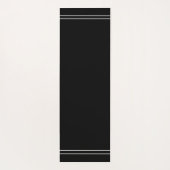 クラウンチャクラマンダラ&ロータスオンブラック ヨガマット (裏面)