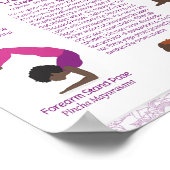 クラウンチャクラヨガポーズ – 81wb ポスター (角)