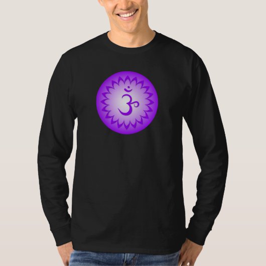 クラウンチャクラ付き/詳細- Sahasrara Tシャツ (正面)