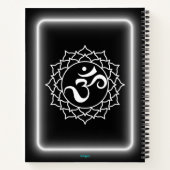 クラウンチャクラ手帳ジャーナル ノートブック (裏面)