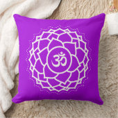 クラウンチャクラ | サハラ | パープル | 瞑想 クッション (ブランケット)