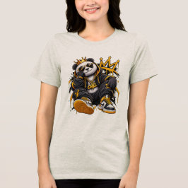 クラウンチルドパンダ - ストリートウェア ヒップホップ パンダ トライブレンドＴシャツ
