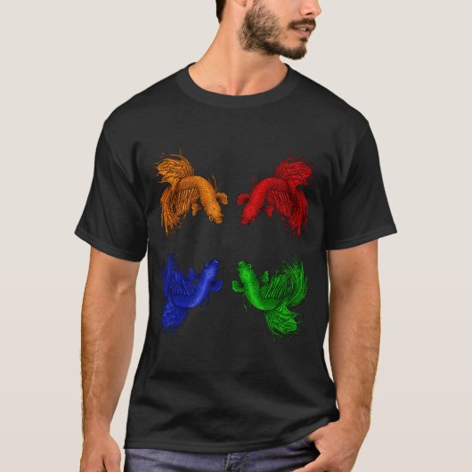 クラウンテールベタ Tシャツ (正面)