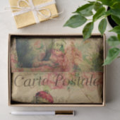 クラウンデカフランスのップ付きエフエマラポストカードピグ 薄葉紙 (ギフト)