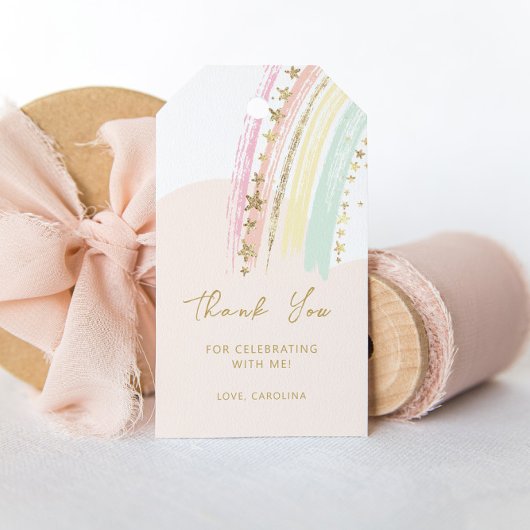 クラウンナイン レインボー バースデー ギフトタグ