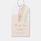 クラウンナイン レインボー バースデー ギフトタグ (正面)