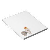 クラウンノートパッド付き旧英語シェプドッグ ノートパッド (アングル)