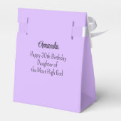 クラウンバイブル聖句キリスト教信仰ライトパープル フェイバーボックス (裏面サイド)