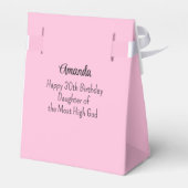 クラウンバイブル聖句クリスチャン信仰ライトピンク フェイバーボックス (裏面サイド)