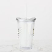 クラウンバイブル聖句クリスチャン信仰黄金 アクリルタンブラー (右)