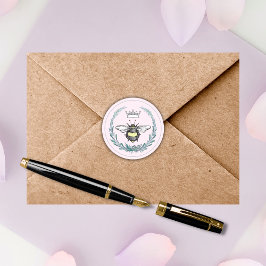 クラウンビーラウンドステッカー ラウンドシール