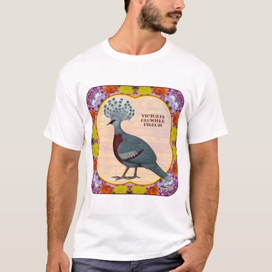 クラウンピジョン フローラル Tシャツ (正面)
