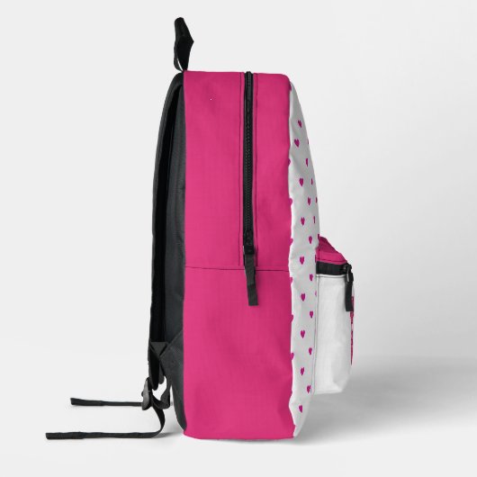 クラウンピパーソナライズされたンクプリンセス プリントバックパック (左)