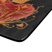 クラウンフィリグリーハート切削ボード カッティングボード (角)