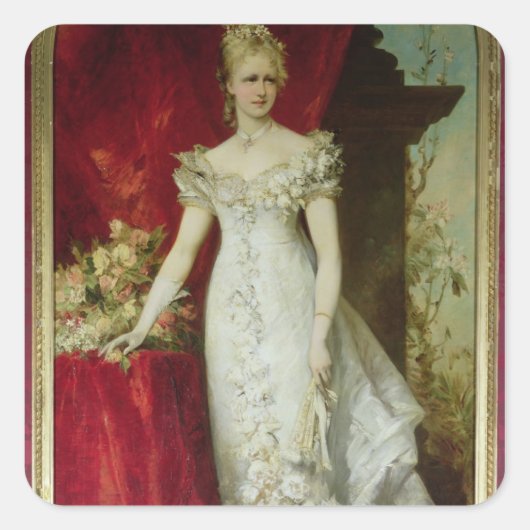 クラウンプリンセスステファニーオブベルギー スクエアシール (正面)