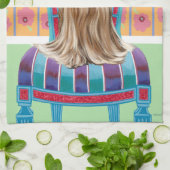 クラウンプリンセスヨークシャーテリア キッチンタオル (折り畳み)