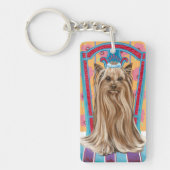 クラウンプリンセスヨークシャーテリア キーホルダー (正面)