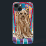 クラウンプリンセスヨークシャーテリア iPhone 13ケース<br><div class="desc">動物</div>