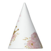 クラウンプリンセス赤面金ゴールドフローラ誕生日ガール パーティーハット (右)