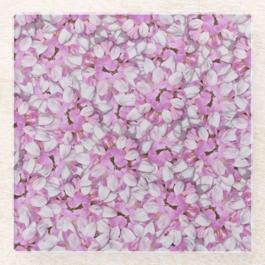 クラウンベッチシームレスパターン ガラスコースター (正面)