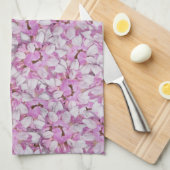 クラウンベッチシームレスパターン キッチンタオル (四つ折り)