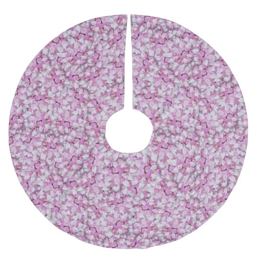 クラウンベッチシームレスパターン ブラッシュドポリエステルツリースカート (正面)