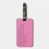 クラウンベッチシームレスパターン ラゲッジタグ (裏面縦)