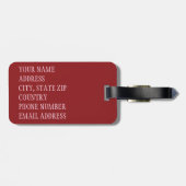 クラウンベッチ#1 ラゲッジタグ (裏面横)