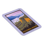 クラウンポイントを持つコロンビアリバーゴージェシーン マグネット (右側)