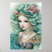 クラウンポスター付きシーフオム人魚 ポスター (正面)