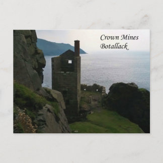 クラウンマインズBotallackコーンウォールイングランド ポストカード