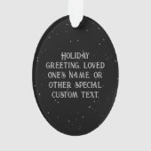 クラウンモノグラム付きスターライトライオン オーナメント (裏面)