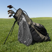 クラウンモノグラム付きスターライトライオン ゴルフタオル (グリーン)