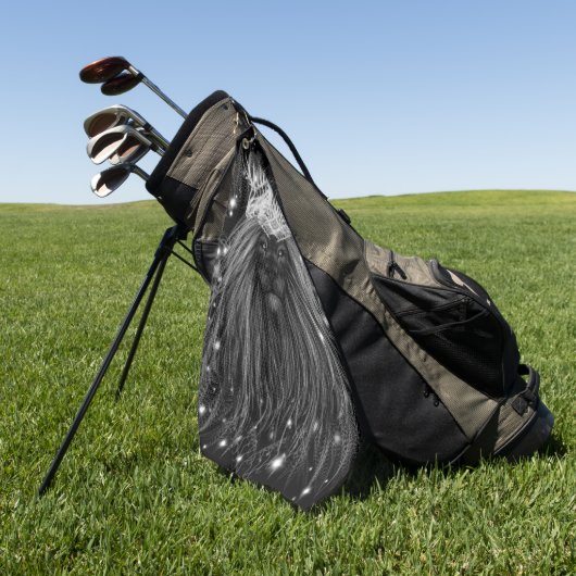 クラウンモノグラム付きスターライトライオン ゴルフタオル (グリーン)